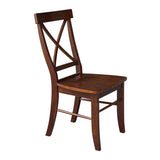 International Concepts X-Back Chair, Espresso IC International Concepts