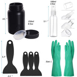 LCD 3D Printer Accessories Resin Tool Kit Includes Stainless Steel Funnel, Resin Filter, Silicone Pad, Photosensitive Resin Bottle, Basic Tools for SLA/DLP Printing ELITECTK