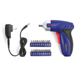 WORKPRO 125-Piece Household Tool Kit – 3.6V Rechargeable Screwdriver & Home Repair Basic Tool Set With 13-Inch Easy Carrying Tools Bag, 125 PCS (W009068A) WORKPRO