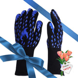 Srramy BBQ Gloves - 1472°F Extreme Heat Resistant, Fireproof, Ideal for Grilling, Barbecuing, Baking, Smoking, and Camping. Suitable for Both Men and Women, Perfect for Handling Hot Food Safely Srramy