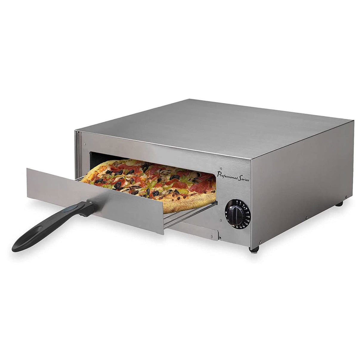 Professional Series PS75891 Pizza Oven Baker and Frozen Snack Oven, Stainless Steel Continental Electric