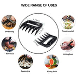 Turkey Lifting Forks, Meat Claws, Strong Endurance Stainless Steel Poultry Chicken Fork, Ultra-Sharp Roast Ham Forks. Easily Lift, Handle Meats - Essential for BBQ & Thanksgiving Pros, 4 Pcs MTNZXZ