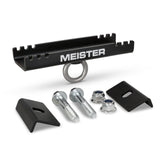 Meister Beam Clamp Hanger Mount for Boxing & MMA Heavy Bags, Suspension Straps & Ceiling Fixtures - Black - 3.5" - 5.5" Meister