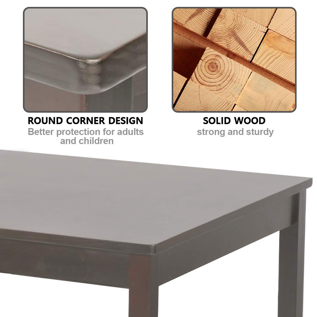 Dining Table Kitchen Table Dining Room Table Small Kitchen Table for Small Spaces Table Dinner Table Home Furniture Rectangular Modern FDW