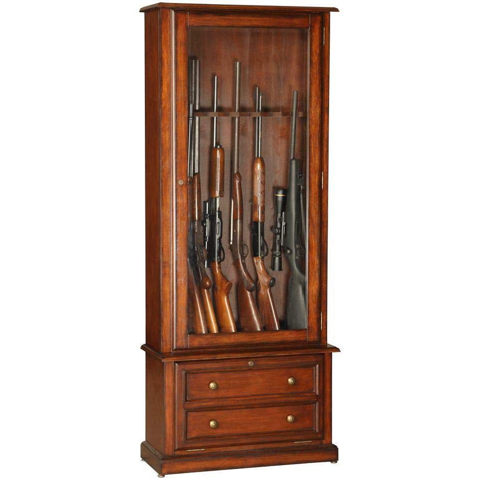 8 Gun Cabinet - WoodArtSupply