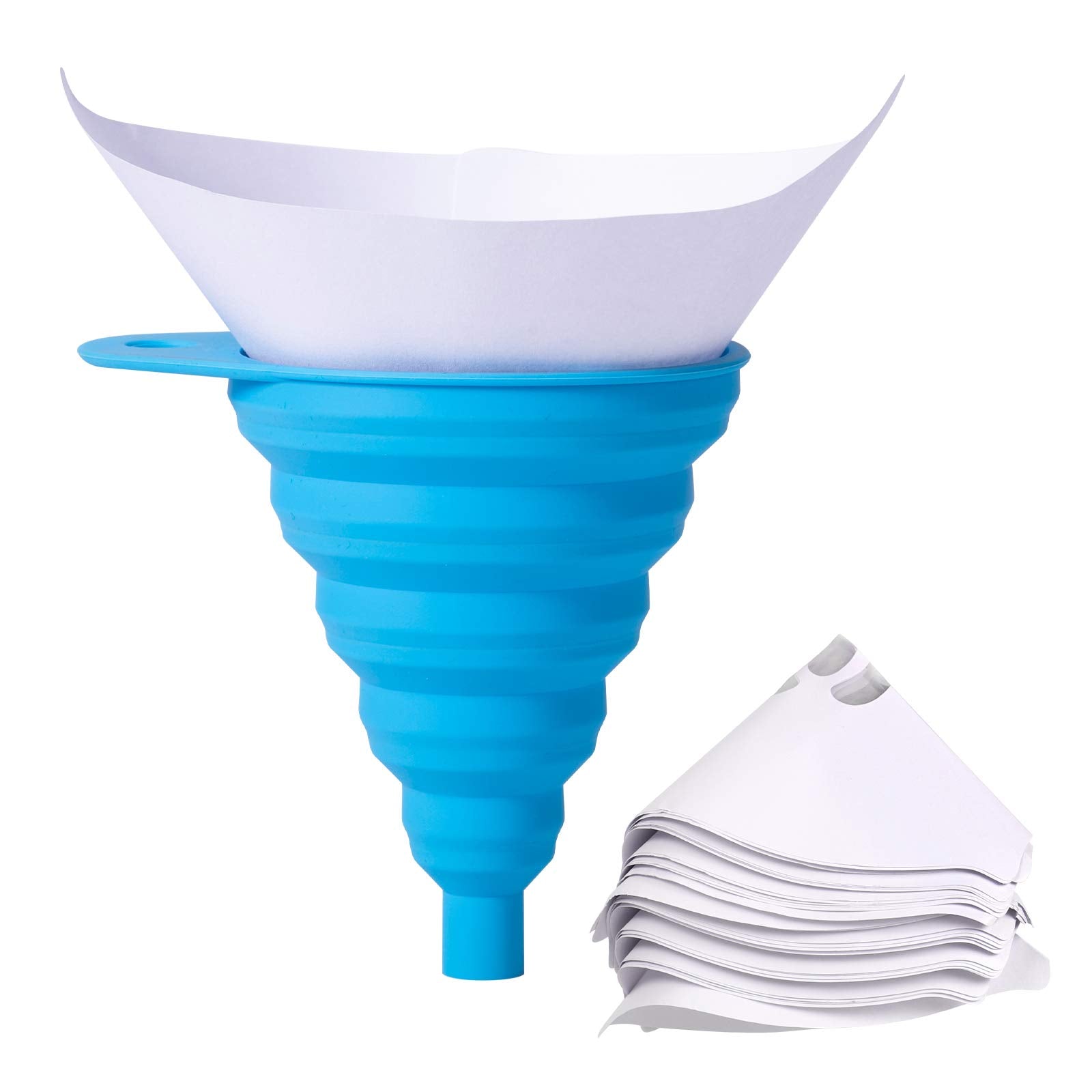 3D Printer Resin Filter Disposable – with Cone Silicone Resin Funnel(Large), Paint Strainer or Resin Strainer kit for uncured Resin Recycling (101) - WoodArtSupply