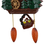 AUNMAS Wall Clock Traditional Chalet Tabletop Wall Sound Cuckoo Clock Tree House Clock for Bedroom Living Room School Office Decoration AUNMAS