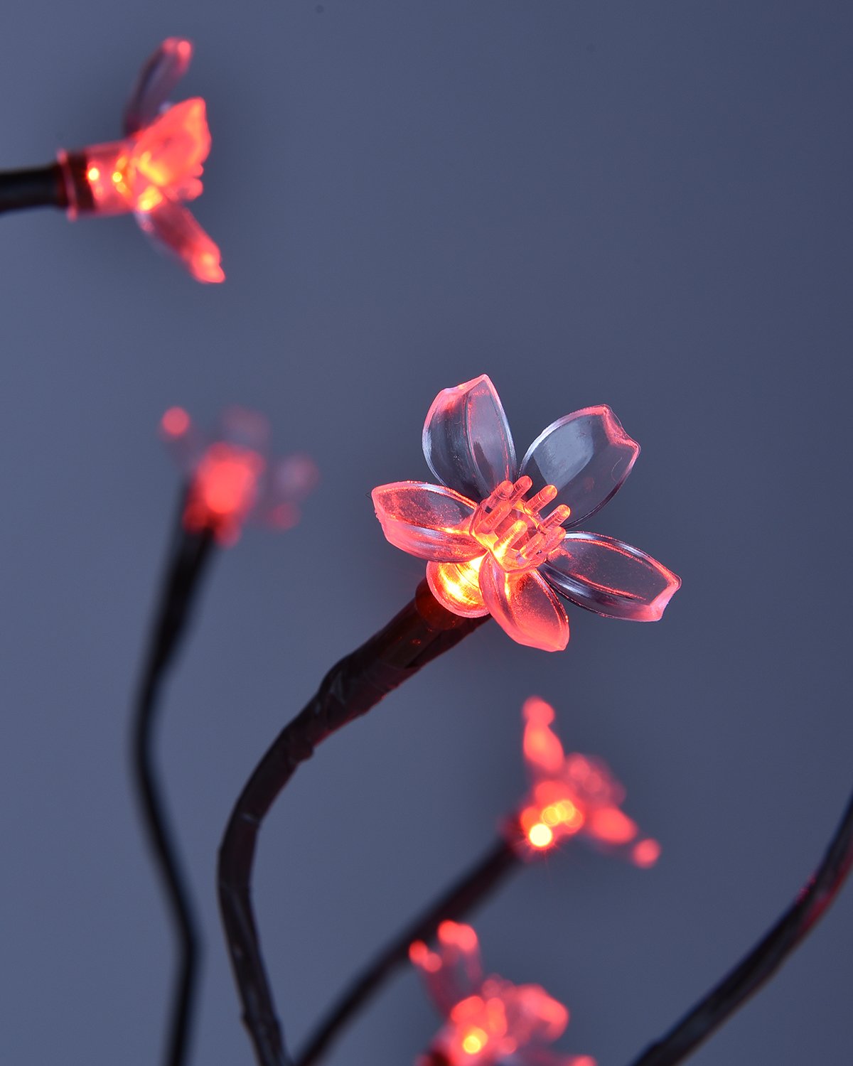 Lightshare Cherry Blossom Lighted Tree 5 Feet, RGB with Remote Control, 16 Color-Changing Modes LIGHTSHARE