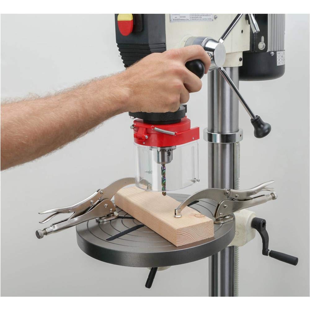 SHOP FOX W1680 1-Horsepower 17-Inch Floor Model Drill Press, 34 Inch - WoodArtSupply