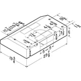 Broan-NuTone BCSQ130SS Three-Speed Glacier Under-Cabinet Range Hood with LED Lights ADA Capable, 1.5 Sones, 375 Max Blower CFM, 30-Inch, Stainless Steel Broan-NuTone