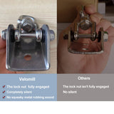 Velomill Hammock Hanging Kit, 1000 lb Capacity Heavy Duty 360° Rotate Swing Ultra Durable Hooks for Swing, Chair, Multiple Indoor Outdoor Gym Velomill