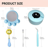 kimystam Electric Wax Seal Heater and Stamp Kit, 10 pcs Seal Heads, 24 Colors and 600 Pcs Beads, 10 envelopes, 12 Color Glitter, Smokeless Warmer, 2 pcs Metallic Pen (SimpleBox) kimystam