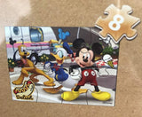 Disney Mickey Mouse 5 Wood Jigsaw Puzzles in Wood Storage Box Disney