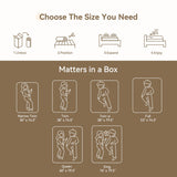 TERISTE 8 Inch Twin Mattress for Single Bed Breathable Gel-Memory Foam Plus Pillowtop, Cool and Skin-Friendly, Fiberglass Free, Mattress in a Box, CertiPUR-US® Certified TERISTE