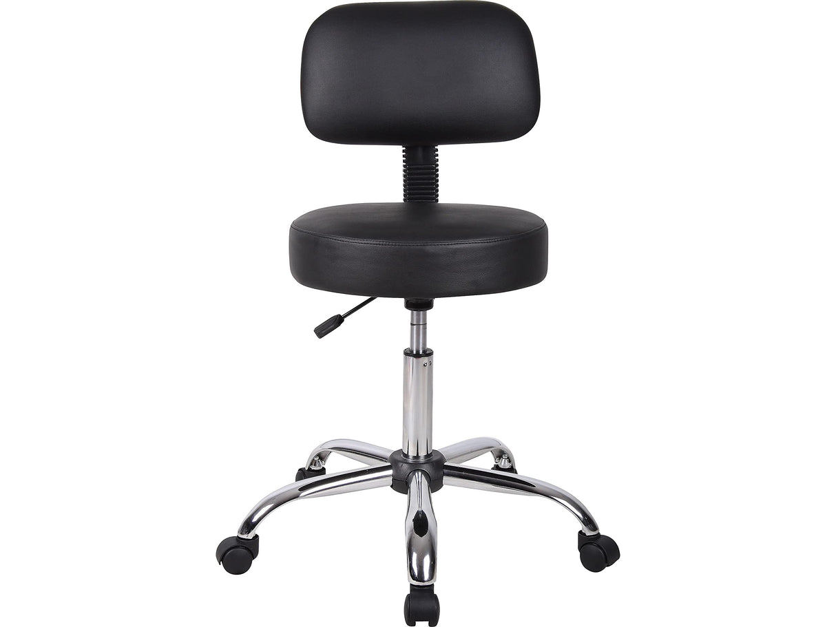 Be Well Medical Spa Professional 26.5-Inch Drafting Stool, Black (B245-BK) B245-BK Boss Office Products