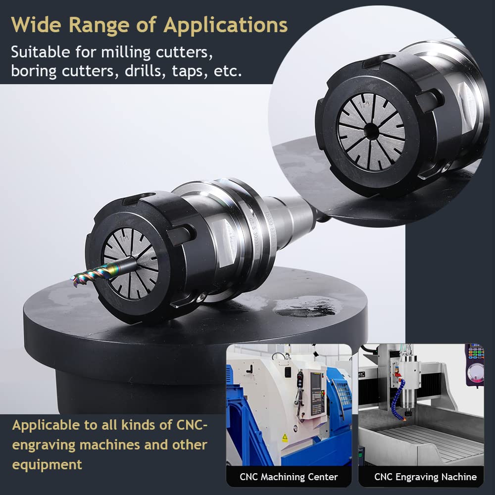 ER32 Collet Set 26PCS ER32 Spring Collet Set CNC Engraving Milling Lathe Chuck Tool 1/32-13/16 Inch for CNC Engraving Machine & Milling Lathe Tool Workholding Engraving Collets HOZLY