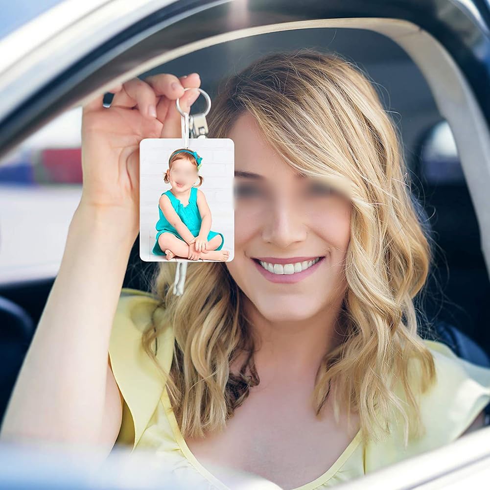 UUYYEO 40 Pcs Felt Car Air Freshener Blanks Sublimation Air Freshener Blank Sheets Car Air Freshener Scent Pads Sublimation Blank Pendants Hanging Ornament Blanks Square and Round UUYYEO