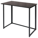 Leopard Outdoor Products Folding Computer / Laptop Table for Small Spaces, Space-Saving Home Office / Writing Desk, Compact Study Reading Foldable Desk (Black) Leopard Outdoor Products