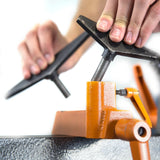 WEN LA3421 3.2-Amp 8-Inch by 13-Inch Variable Speed Mini Benchtop Wood Lathe, Black & WEN LA4444 4-Inch 4-Jaw Self-Centering Chuck Set with 1-Inch x 8TPI Thread WEN