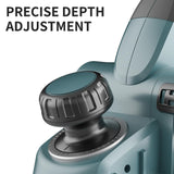 DNTI-7.1AMP Corded Electric Hand Planer adjustable depth 1 mm to 4 mm Powerful Electric Handheld Planers for Woodworking 3-1/4 Inch Planer Wood Chamfer DIY, Smooth Finish Carpentry Tool (58219-4MM) DNTI