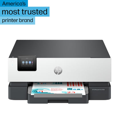 HP OfficeJet Pro 9110b Wireless Color Inkjet Printer, Print, Duplex Printing Best-for-Office (5A0S1A)