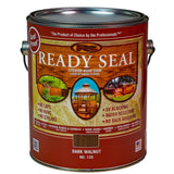 4-Pack of 1 gal Ready Seal 125 Dark Walnut Ready Seal Exterior Stain & Sealer for Wood Ready Seal