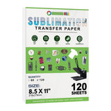INNOSUB Dye Sublimation Transfer Paper for InkJet Printers 8.5"X11", Dye Sublimation Heat Transfer Paper (Pack of 120 Sheets) by INNOSUB USA INNOSUB