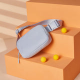 Telena Belt Bag for Women Men Fashionable Crossbody Fanny Pack for Women Waist Bag with Adjustable Strap Light Blue Telena