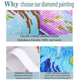 GMETNIC The Tree of Life Diamond Painting Kits, Diamond Art Kits for Adults 5d Diamond Painting for Beginners, Abstract Art Wall Decor Gifts Round Diamonds Full Drill Pintura De Diamantes12x16inch GMETNIC