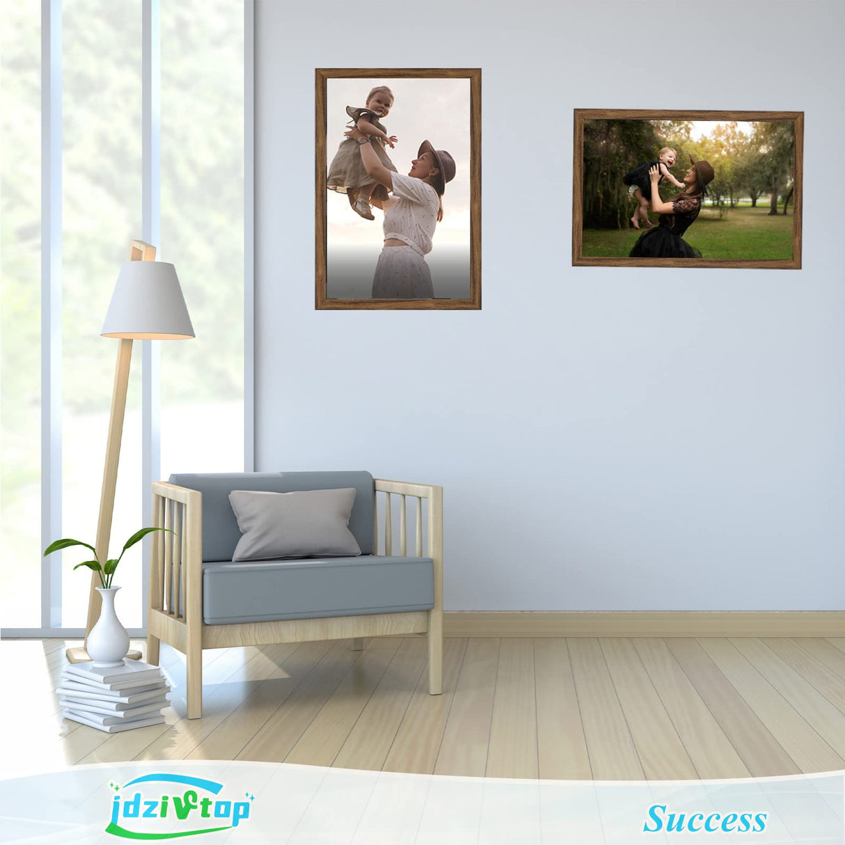 20x28 Frame Rustic Brown, Distressed 28x20 Picture Frame, Art Pic Hanging Poster Frame, 20 by 28 Gallery Family Concert Portrait Wall Photo Frame Anniversary/Birthday/Wedding/Thank you/Christmas Gift JDZIVTOP