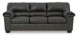 Signature Design by Ashley Bladen Faux Leather Sofa, Gray Signature Design by Ashley