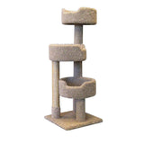 Deluxe Cat Tower with spacious cat perches and scratching post for Large Cats New Cat Condos