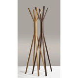 Adesso Toby Coat Rack, Walnut Adesso
