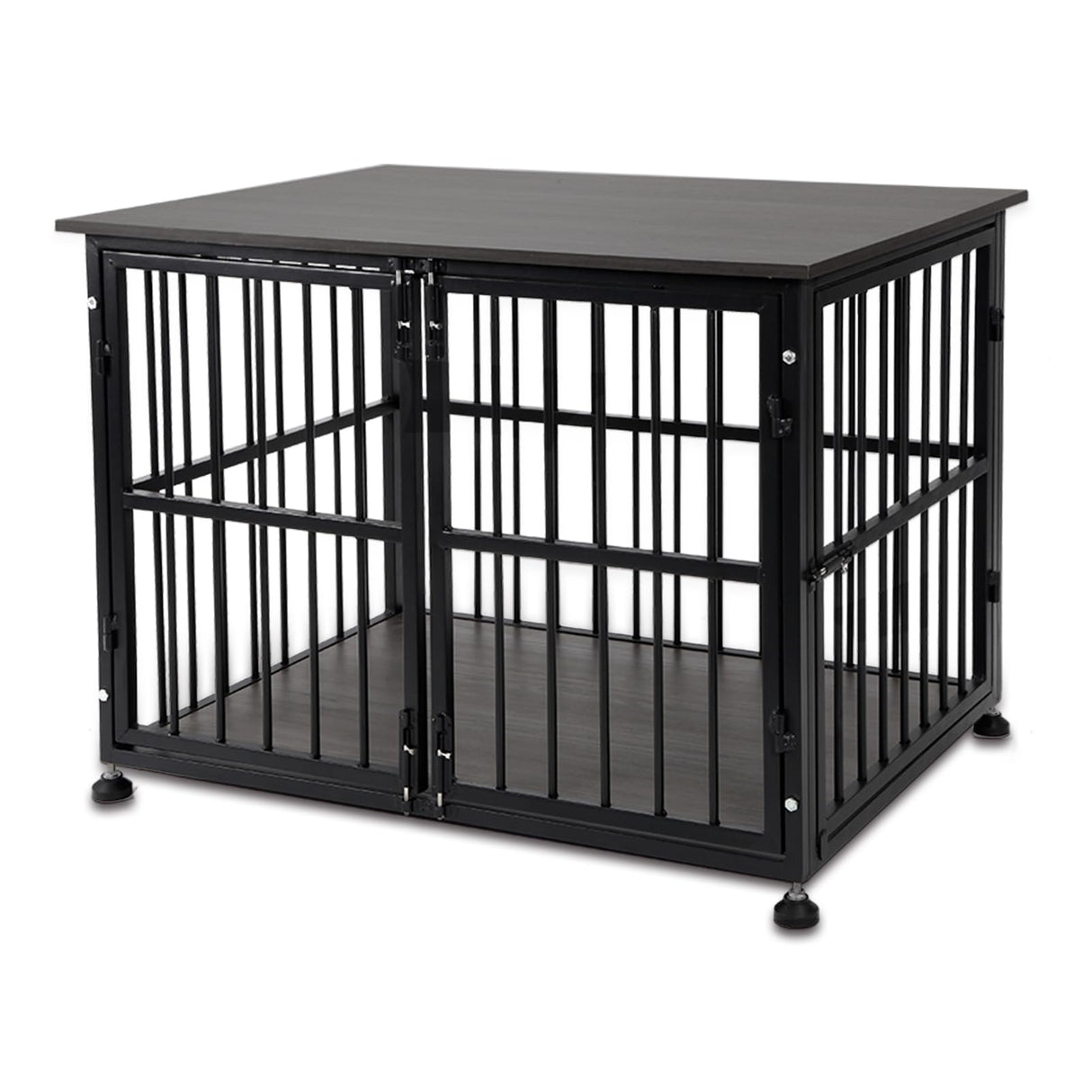 48 Inch Heavy Duty Dog Crate Furniture for Extra Large Dogs, Decorative Pet House End Table, Wooden Cage Kennel Furniture Indoor, XL XXL Dog Crate, Grey EOXNYZR