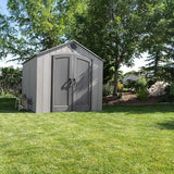 Lifetime Outdoor Storage Shed, 8 x 10 Foot, Gray Lifetime