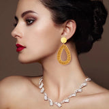 Ponpon 6 Pairs Rattan Earrings, Lightweight Summer Straw Earrings Fashion Geometric Statement Hoop Dangle Drop Zinc Earrings for Women Ponpon