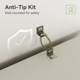 LITTLE TREE 69-Inch Tall Shoe Cabinet with LED Light Strip & Adjustable Shelves, White Wooden 8-Tier Shoes Display Cabinet for 26 Pairs, Freestanding Modern Shoe Cabinet for Entryway LITTLE TREE