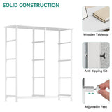 YITAHOME Fabric Dresser for Bedroom, Tall Storage Tower with 8 Drawers, Black Dresser & Chest of Drawers, Storage Drawer Organizer for Closet, Living Room YITAHOME