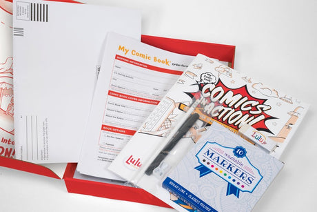 Lulu Jr. My Comic Book Making Kit, Multicolor, 6.75" x 10.25" Lulu Jr.