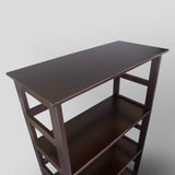 Casual Home Soho Manhattan 4-Shelf Bookcase 26 Wide - Espresso, 304-44 Casual Home