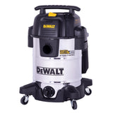 DEWALT 10 Gallon STEALTHSONIC Shop Vacuum Wet and Dry, Ultra Quiet Heavy Duty Shop Vacuum with Attachments, Powerful Outdoor Shop Vac for Car, Garage, Workshop, Jobsite, Patio, DXV10S-QT, 5 Peak HP DEWALT