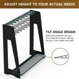 Semohop Gun Racks, Floor Gun Rack Indoor, Wooden Free Standing Rifle Racks, Vertical Shotgun Display Stand for Home or Garage Safe Hunting Gun Storage - Holds up to 9 Long Guns, Gifts for Dad Semohop