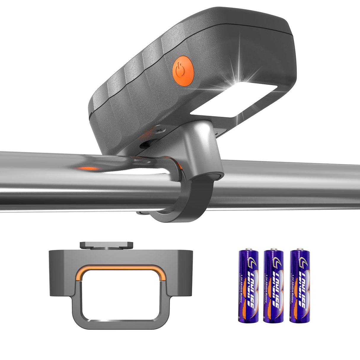 Grill Light Designed for Blackstone Griddle & Weber Grill, Valentines Day Gifts for Him, Automatic On/Off BBQ Light, Blackstone Griddle Accessories, LED Grill Lights for Outdoor Grill, Gray OATISLIFE