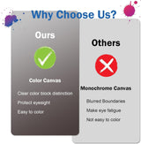 nekpiahu 2 Framed Butterfly Paint by Numbers Kit for Kids - Kids Paint by Number Kits Age 5-8-12, Easy Acrylic Oil Paint by Number for Kids 8x8inch nekpiahu