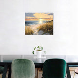 Rebotipy Paint by Number Kits for Adults Beginners, Easy Acrylic Simple Sunset on The Beach Adult Paint by Number Kits, DIY Dunes and Grass Paint by Numbers Kits for Home Wall Decor 16x20inch Rebotipy