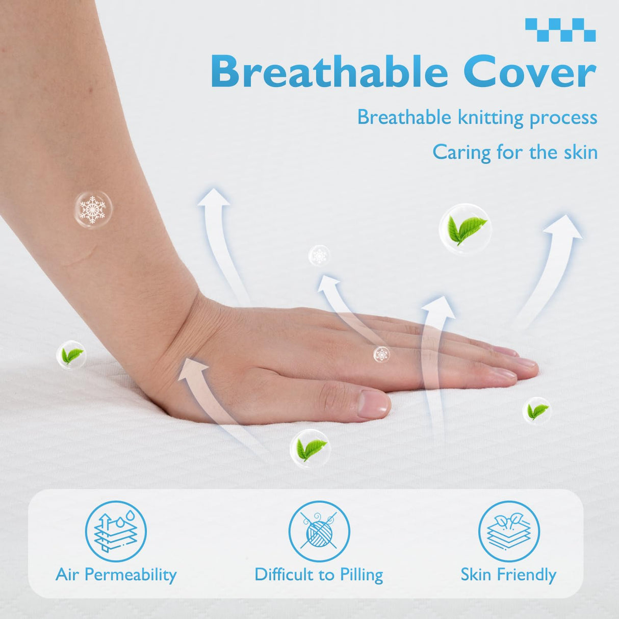 FDW 8 inch Gel Memory Foam Mattress for Cool Sleep & Pressure Relief/Medium Firm Mattresses/CertiPUR-US Certified/Bed-in-a-Box/Pressure Relieving,California King FDW