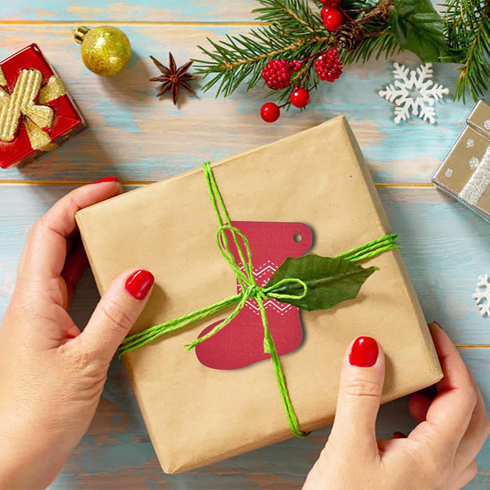 Christmas Ornaments, IDATOO 32 PCS Wooden Christmas Tree Hanging Decorations, Farmhouse Rustic Personalized Gift for Christmas Home Xmas Tree Window Door Accessories (32 pcs) IDATOO