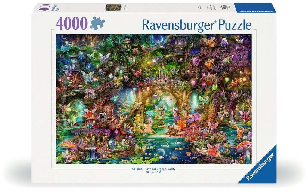 Ravensburger The Hidden World of Fairies 4000 Piece Jigsaw Puzzle for Adults - 12000810 - Handcrafted Tooling, Made in Germany, Every Piece Fits Together Perfectly