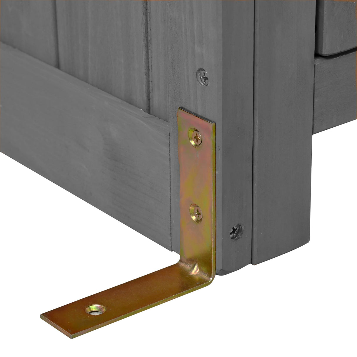 KUIKUI Potting Table, Gardening Table, Potting Benchs for Outside, Fir Wood Workstation with Storage Shelf, Drawer and Cabinet, 47.2''Lx22.8''Wx65''H, Gray KUIKUI