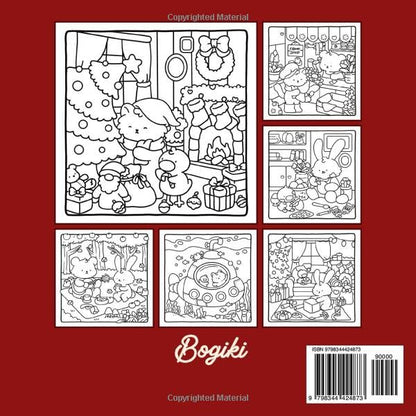 Fuzzy Buddies: Adorable and Relaxing Coloring Pages Featuring Cute Fuzzy Animals and Cozy Scenes for Teens and Adults